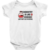 chemistry is like cooking Baby Onesie
