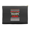santa only comes once a year gramps is always here to cheer Accessory Pouches