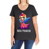 nerd princess Ladies Curvy T-Shirt
