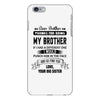 Thanks For Being My Brother, Love, Your Big Sister iPhone 6/6s Plus  Shell Case