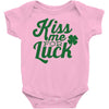 kiss me for luck Baby Onesie