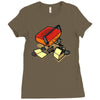 record eater Ladies Fitted T-Shirt