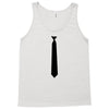 skinny white tie hipster cool school funny awesome geek shirt t shirt Tank Top