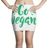 go vegan Mini Skirts