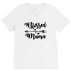 Blessed Mama V-Neck Tee