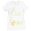 the eclipse is coming Ladies Fitted T-Shirt