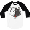 KING OF THE WOLF 3/4 Sleeve Shirt