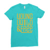 young wild and free Ladies Fitted T-Shirt