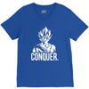 conquer   super saiyan goku V-Neck Tee