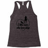 i like men who love dogs Racerback Tank