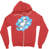 unicorn magic Zipper Hoodie