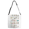 shakespeare a z Adjustable Strap Totes