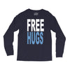 funny t shirts free hugs adult Long Sleeve Shirts