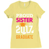Class of 2017 Proud Sister Graduation Ladies Fitted T-Shirt