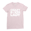 crazy boxer lady Ladies Fitted T-Shirt