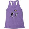 banksy kids play t.v. ball Racerback Tank