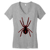 black widow spider Women's V-Neck T-Shirt