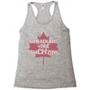 canadians are amehzing Racerback Tank
