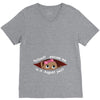 August Peeking Out Baby Girl V-Neck Tee