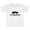 mustache Toddler T-shirt