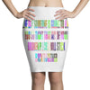 ONE DAY SOMAONE IS GOING TO HUG YOU SO TIGHT THAT ALL OF YOUR BROKEN P Pencil Skirts