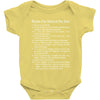 rules for dating my son Baby Onesie