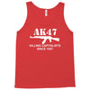 ak47 funny,political,weapons,cool,retro,rude Tank Top