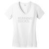running sucks Women's V-Neck T-Shirt