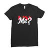 YOU WANT KISS ME Ladies Fitted T-Shirt