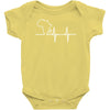 my heart pumps africa Baby Bodysuit