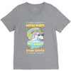 5  unicorn stab idiots V-Neck Tee