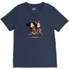 biking down main street V-Neck Tee