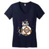 bb 9 lives Women's V-Neck T-Shirt