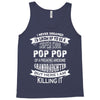 Super Cool Pop Pop Of A Freaking Awesome Granddaughter Tank Top