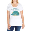 i hate the morning Ladies Curvy T-Shirt