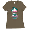Home Is Where The WIFI Connects Automatically Ladies Fitted T-Shirt