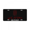 Weapon X Mutant  Wolverine License Plate