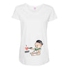 Cute Baby Painter's Dad Love Maternity Scoop Neck T-shirt
