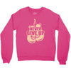 Never Give Up Uterine Cancer Awareness Crewneck Sweatshirt