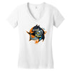shark knight graphic Women's V-Neck T-Shirt