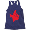 gun 'em down Racerback Tank