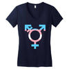 transgender Women's V-Neck T-Shirt