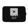 i want to believe 2 Laptop sleeve