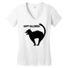 happy halloween Women's V-Neck T-Shirt