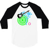guitar retro music 3/4 Sleeve Shirt