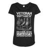 Veteran Don't Thank Me Thank My Grandpa Who Never Came Back Maternity Scoop Neck T-shirt