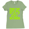 dub step drop beats not bombs black light skrillex ink hiphop dance Ladies Fitted T-Shirt