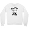 modest mouse rock band black hooded sweatshirt Crewneck Sweatshirt