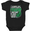 talk to myself fishing Baby Bodysuit