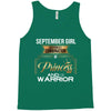 september girl is a perfect combination of princess and warrior Tank Top